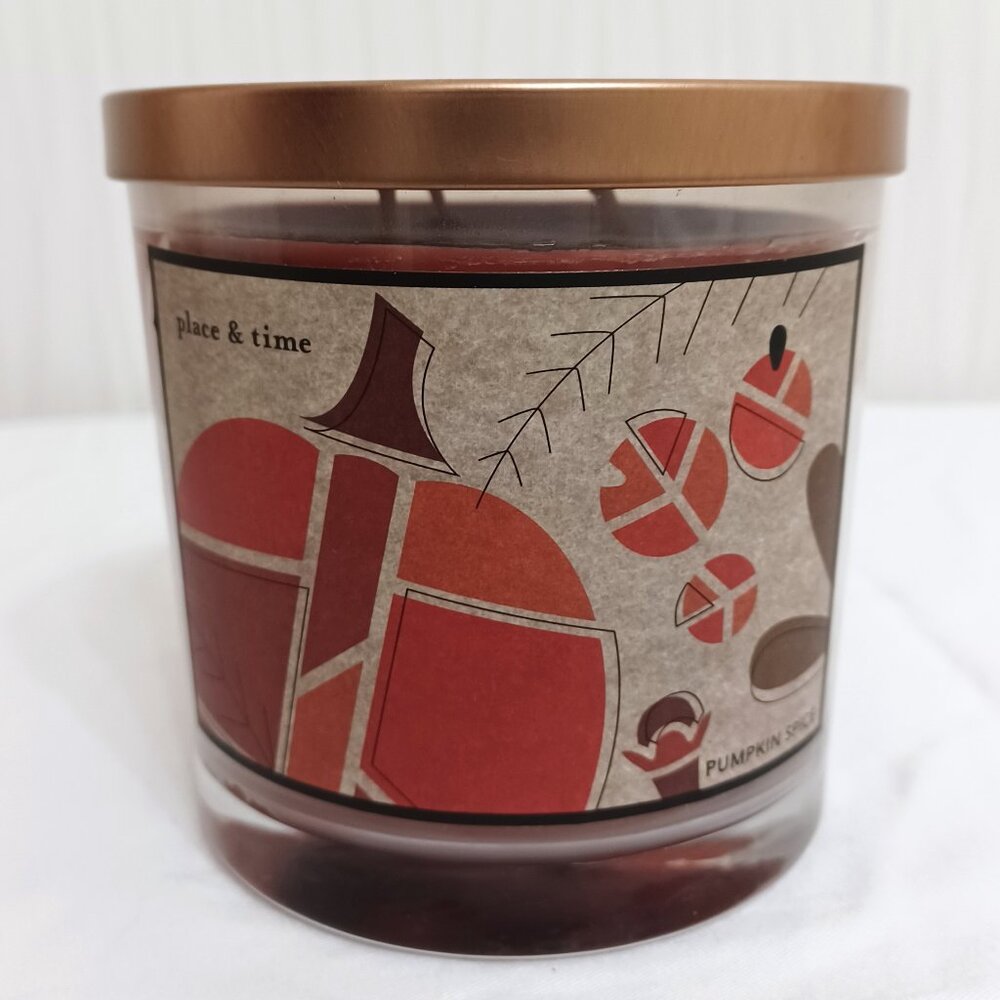 Place & Time Pumpkin Spice Candle NEW
